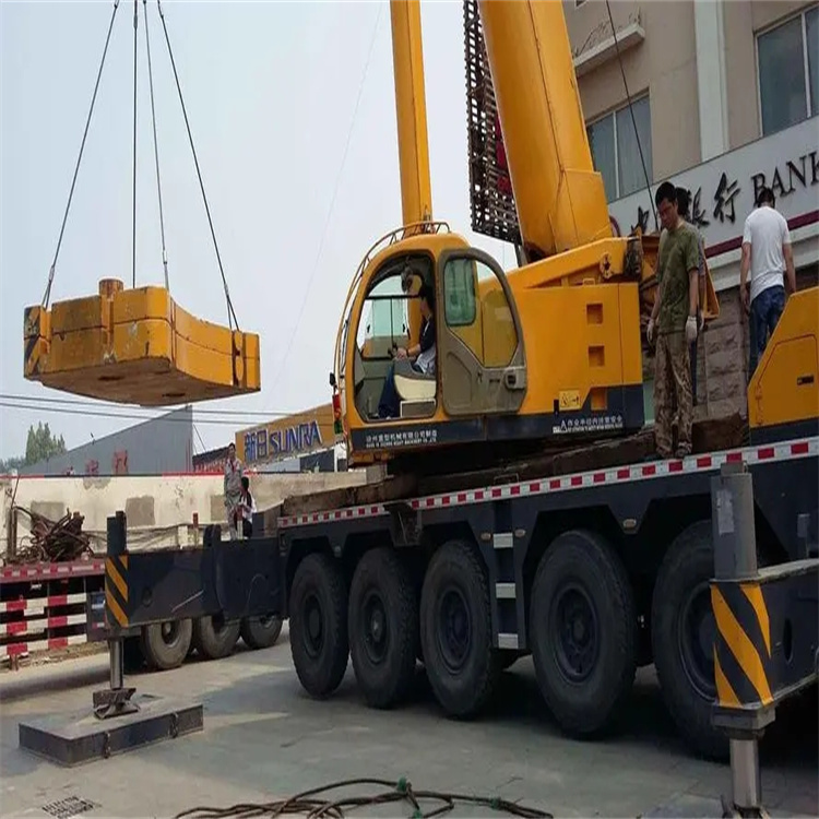 新盈镇当地吊车出租|机器吊装|75吨|工厂搬迁服务